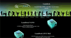 Desktop Screenshot of lumidesk.nl